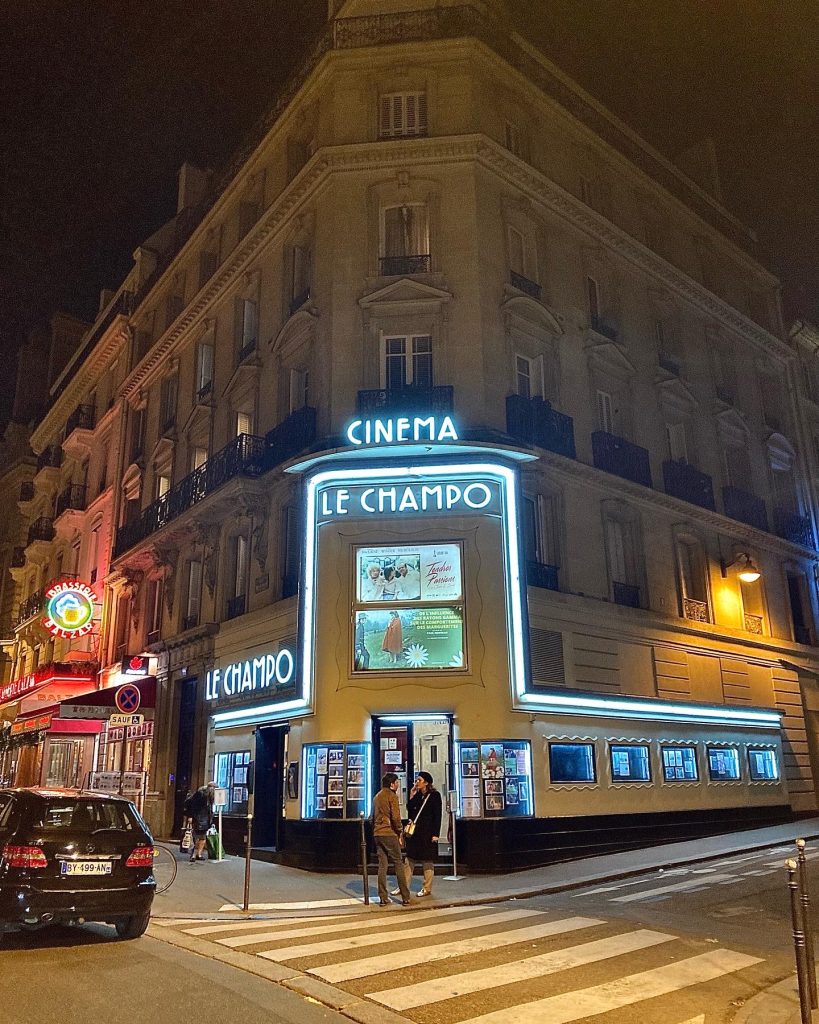 Day friends Latin Quarter. Le Champo cinema