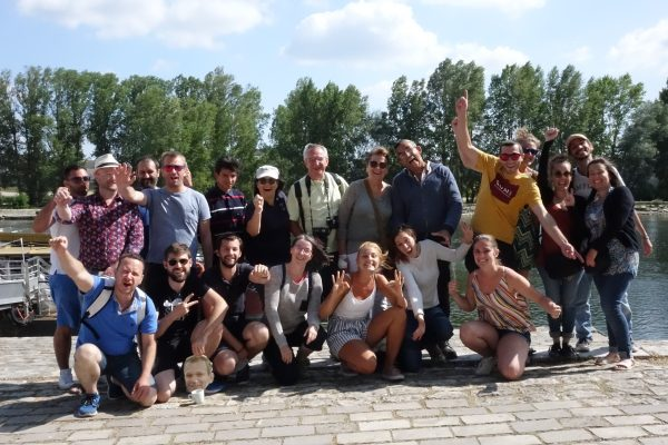 Escape games en plein air : groupe de famille